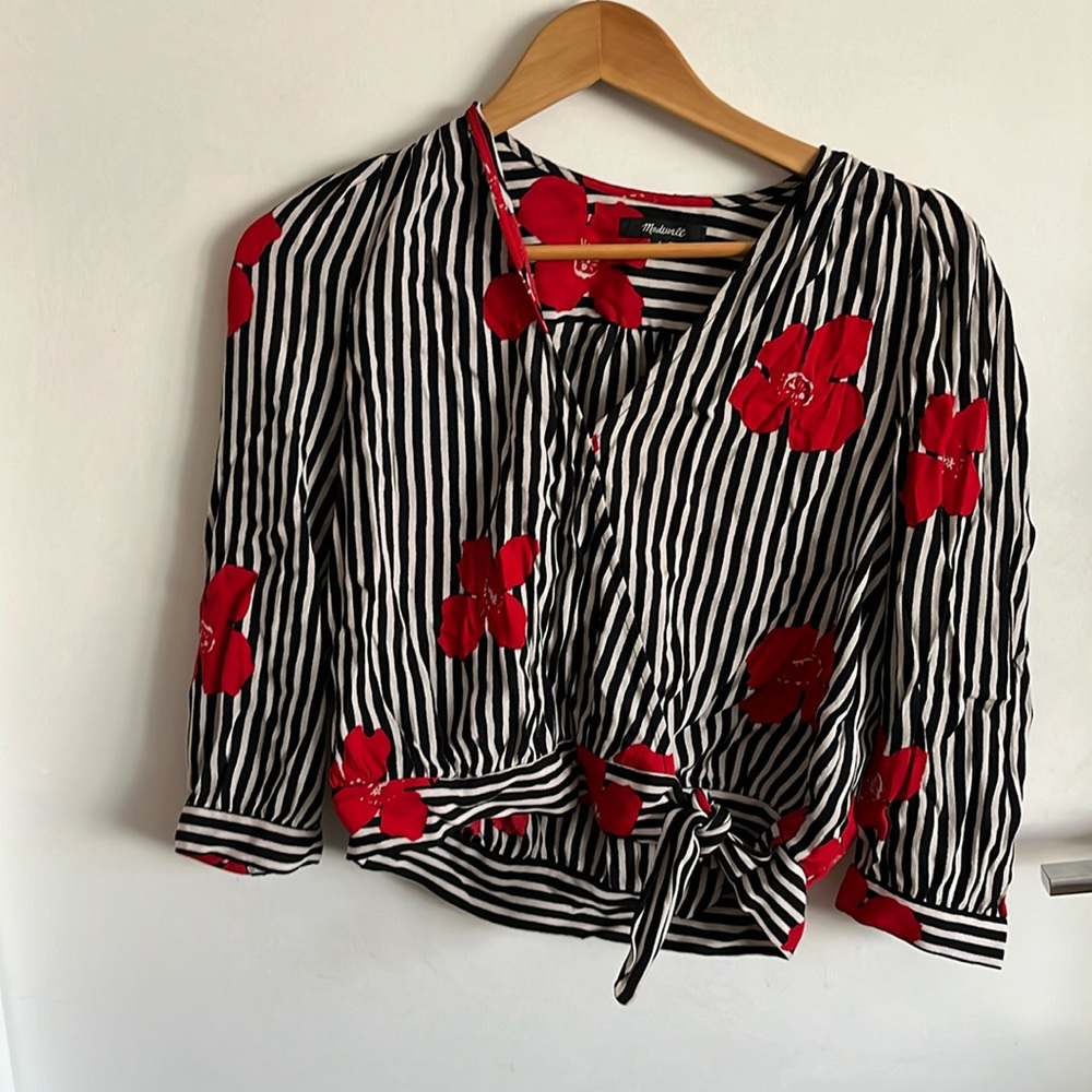 Madewell wrap top